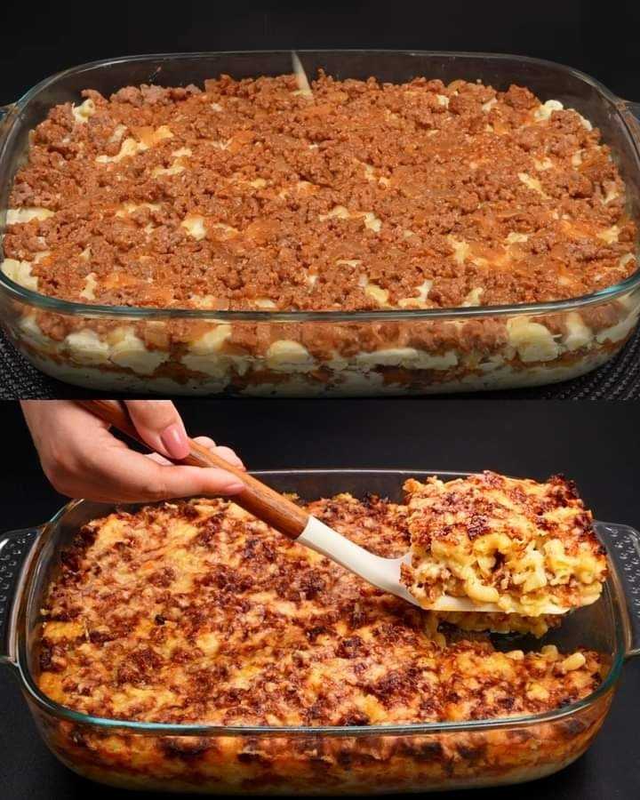 Classic Pasta Casserole with Meat Sauce and Cheesy Béchamel