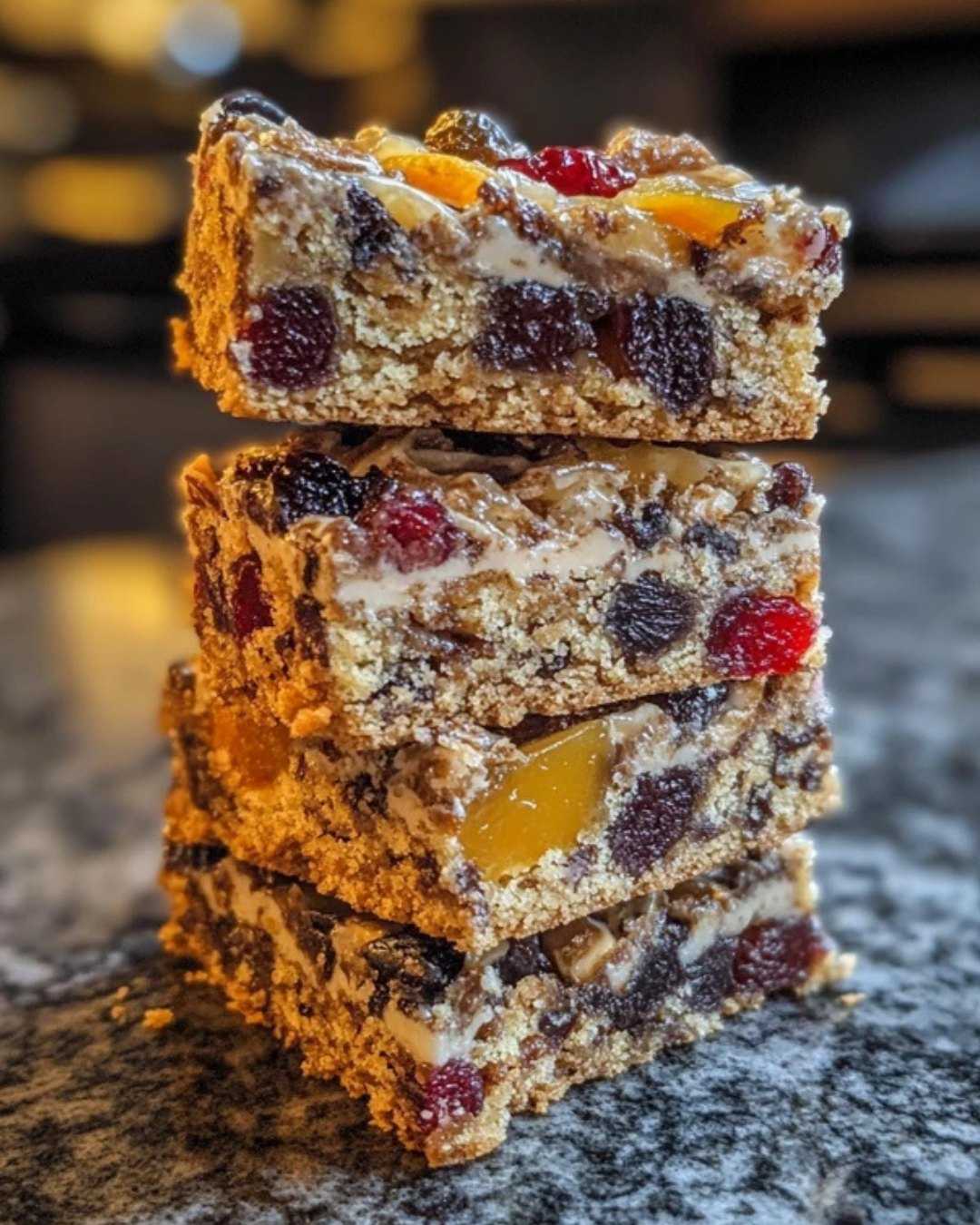 Fruit Cake 7-Layer Bars