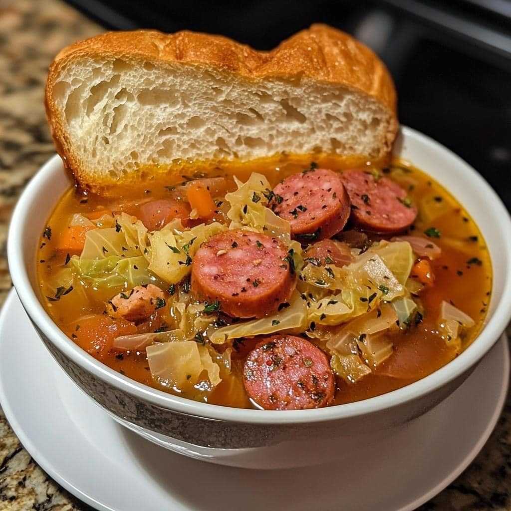 Kielbasa and Cabbage Soup