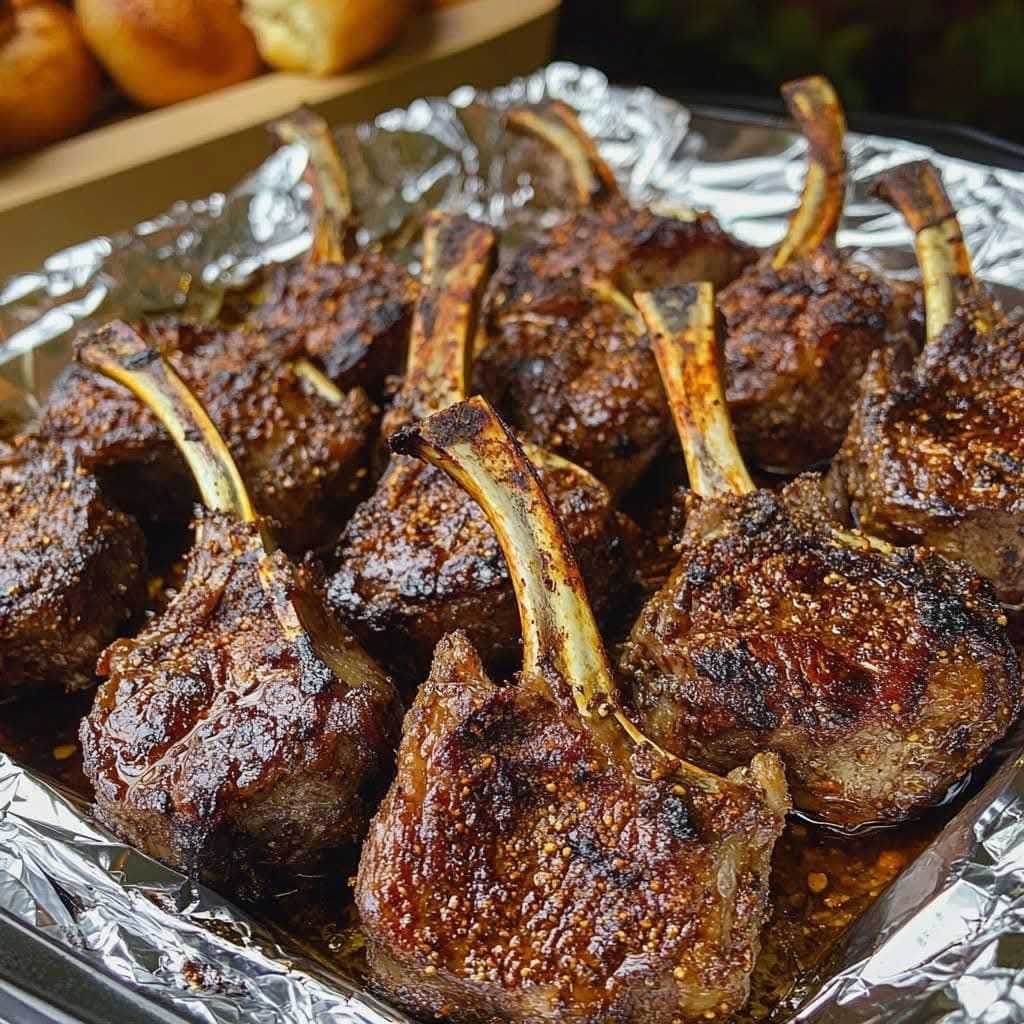 Garlic Herb Lamb Chops Recipe