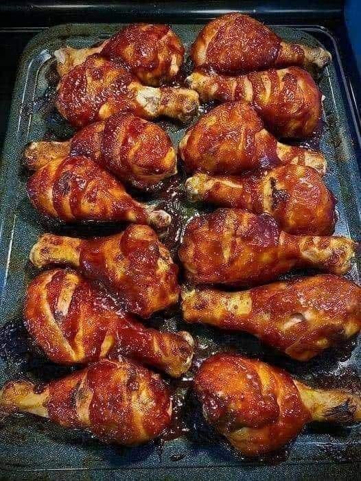 Home Made Oven Fried Chicken Legs.