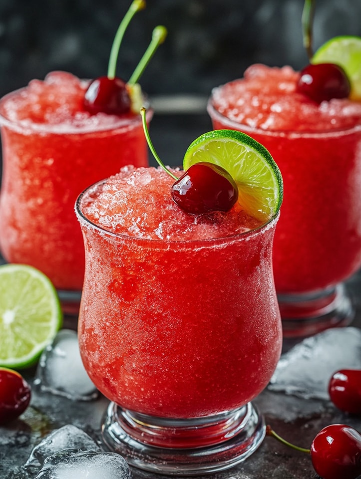 Cherry Rum & Coke Slushie – Fizzy & Refreshing