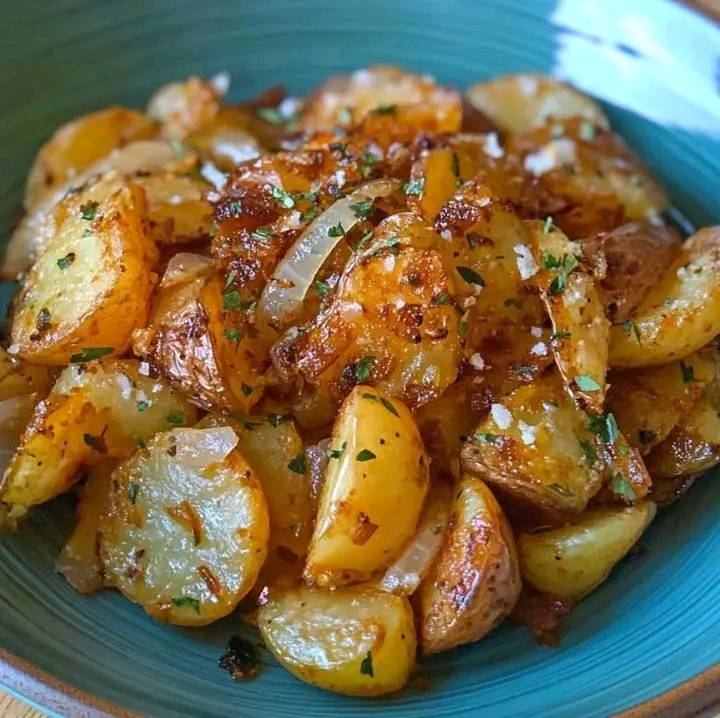 OVEN FRIED POTATOES & ONIONS – DON’T LOSE THIS !!