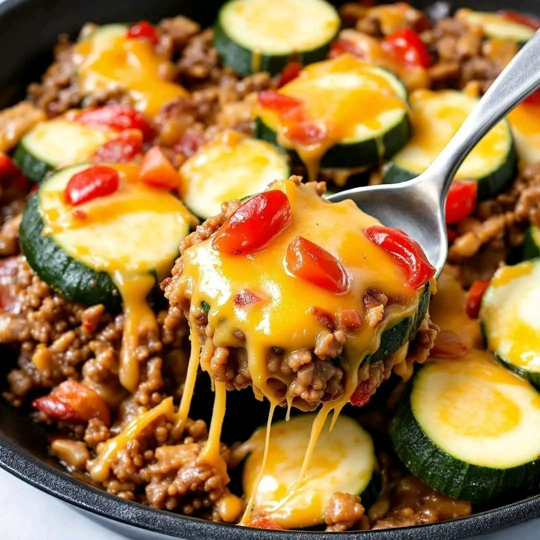 One-Pan Taco Zucchini Skillet