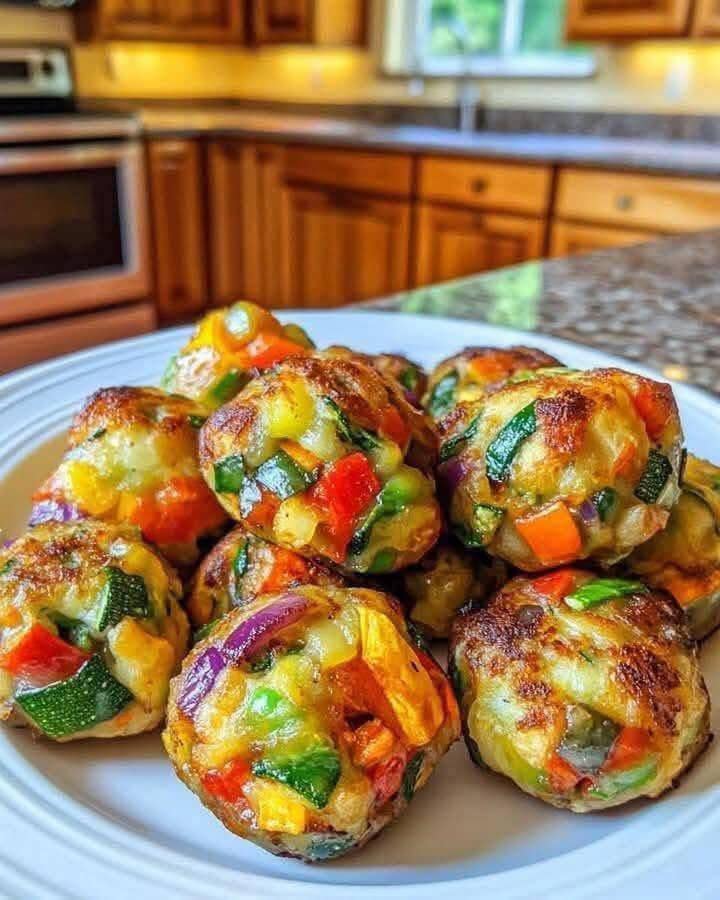 Packed with Veggies: Your Go-To Healthy and Flavorful Savory Bites!