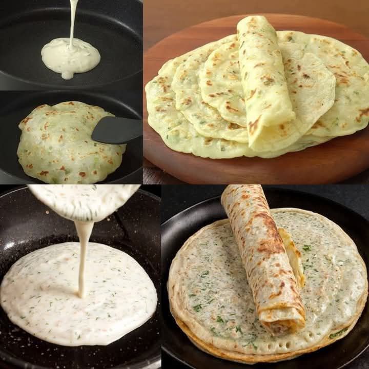 3-Minute Liquid Dough Garlic Flatbread: No Yeast, No Kneading, Quick, Easy, and Healthy