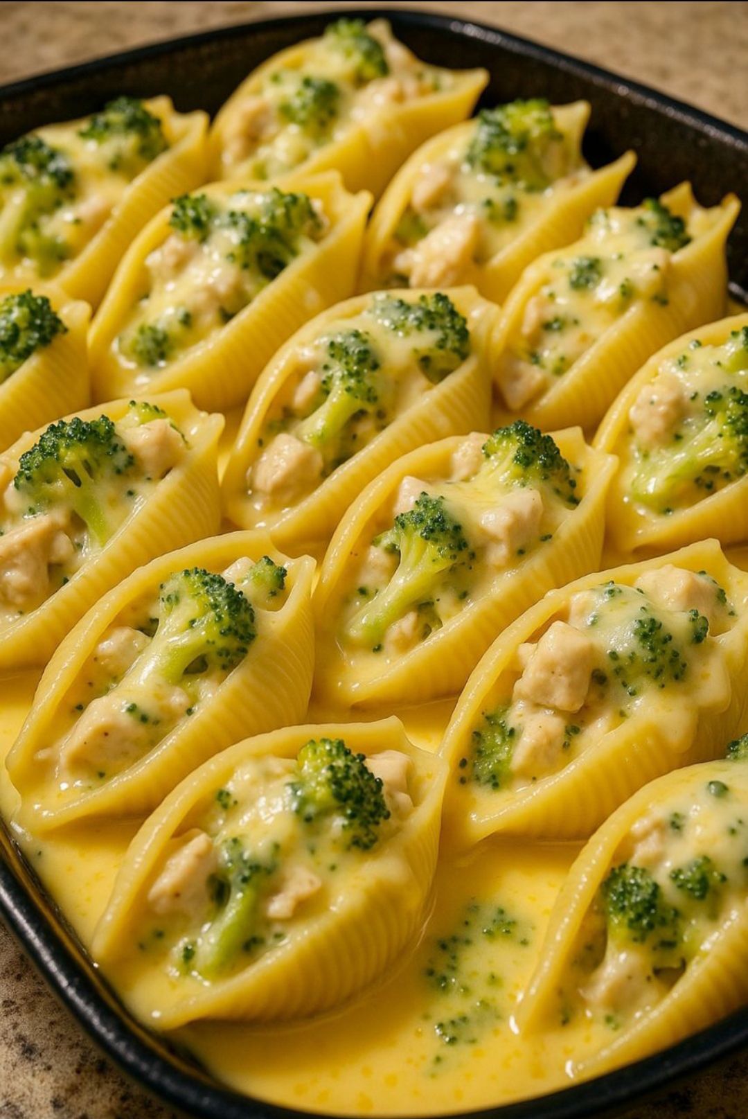 Cheesy Chicken & Broccoli Stuffed Shells – Comfort Food with a Twist
