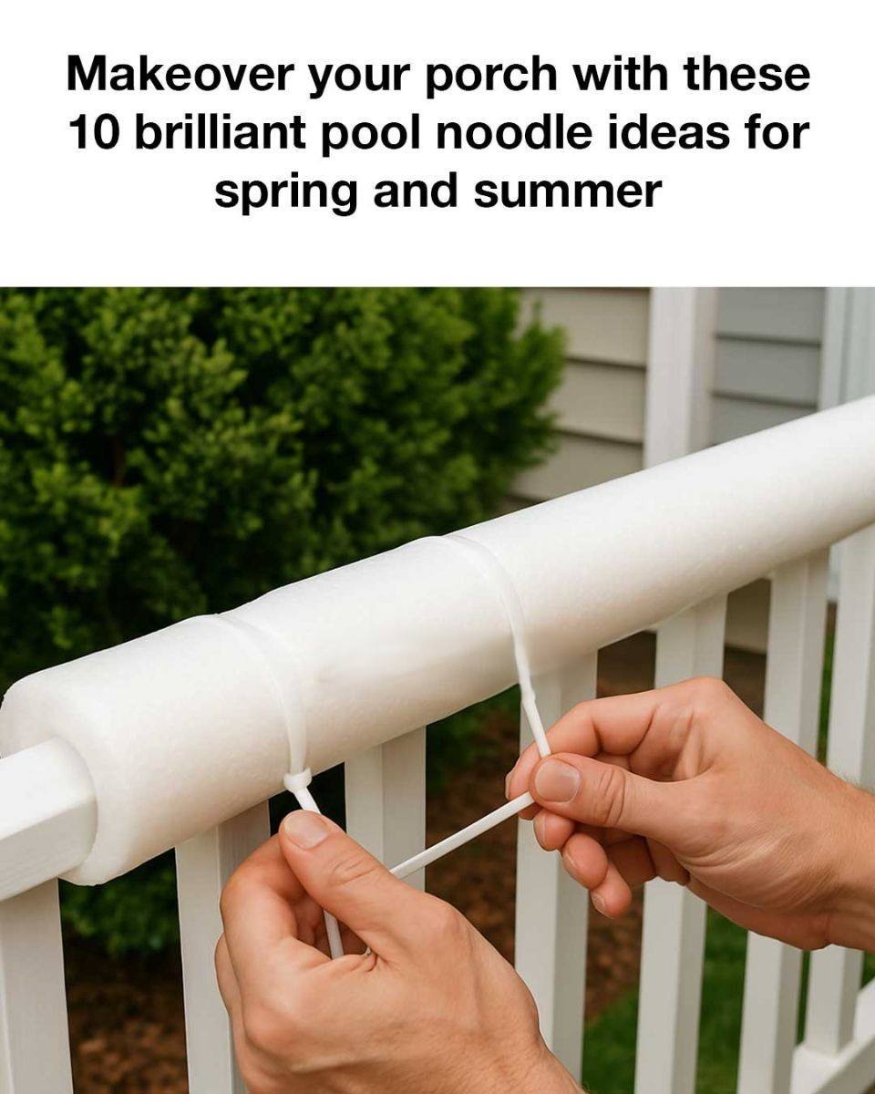 Makeover your porch with these 10 brilliant pool noodle ideas for spring and summer