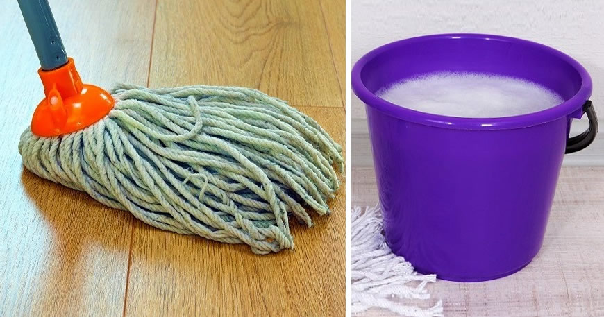 How to clean and whiten a mop
