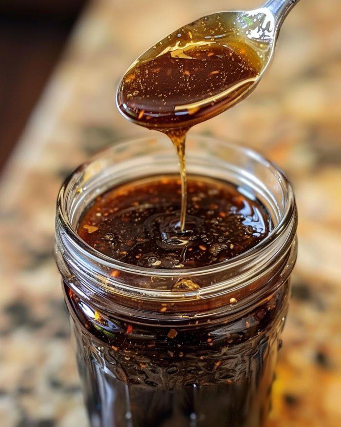 Nana used to store this sauce in jars so she would always have it on hand!