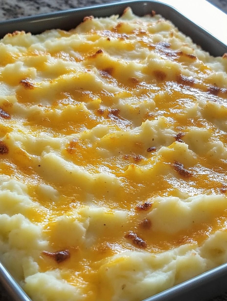 special occasion baked mashed potatoes