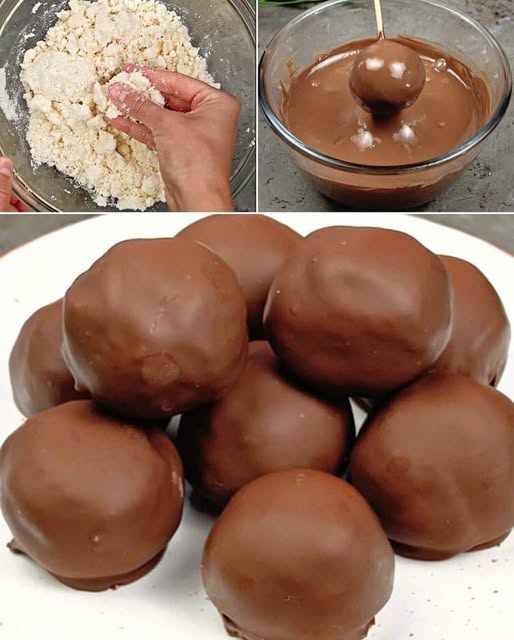 Coconut and Chocolate Truffles