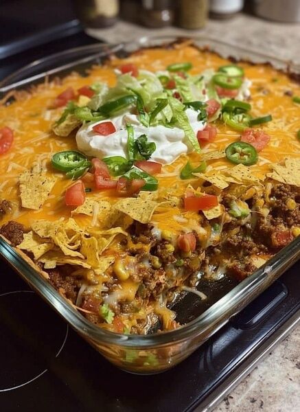 Walking Taco Casserole