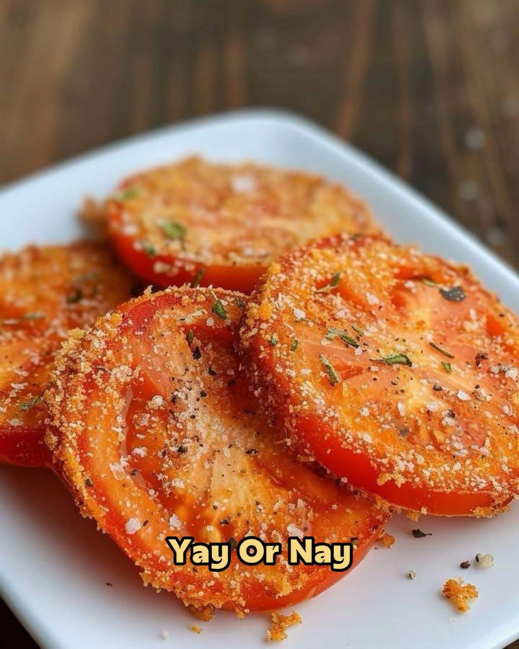 Fried Red Tomatoes!