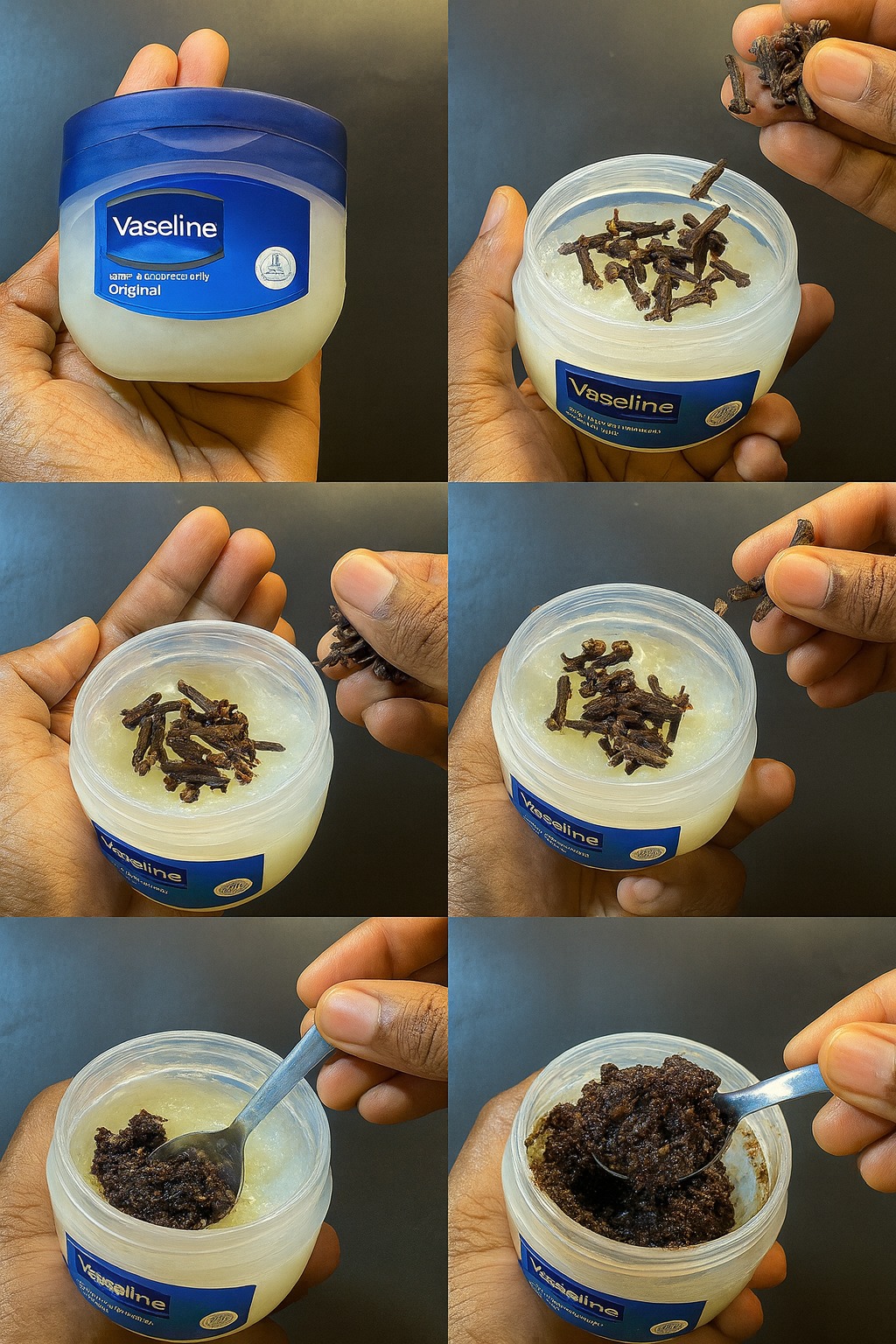 Homemade recipe: Vaseline and cloves
