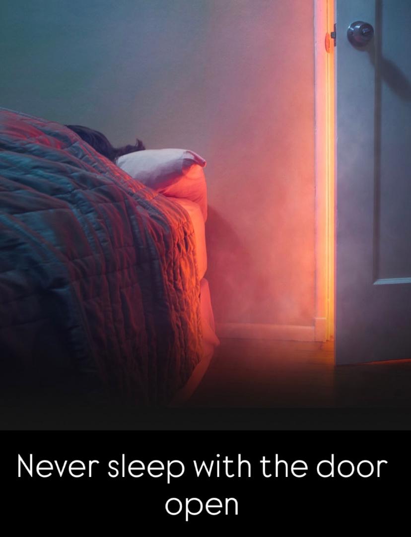 If you sleep with the door open…