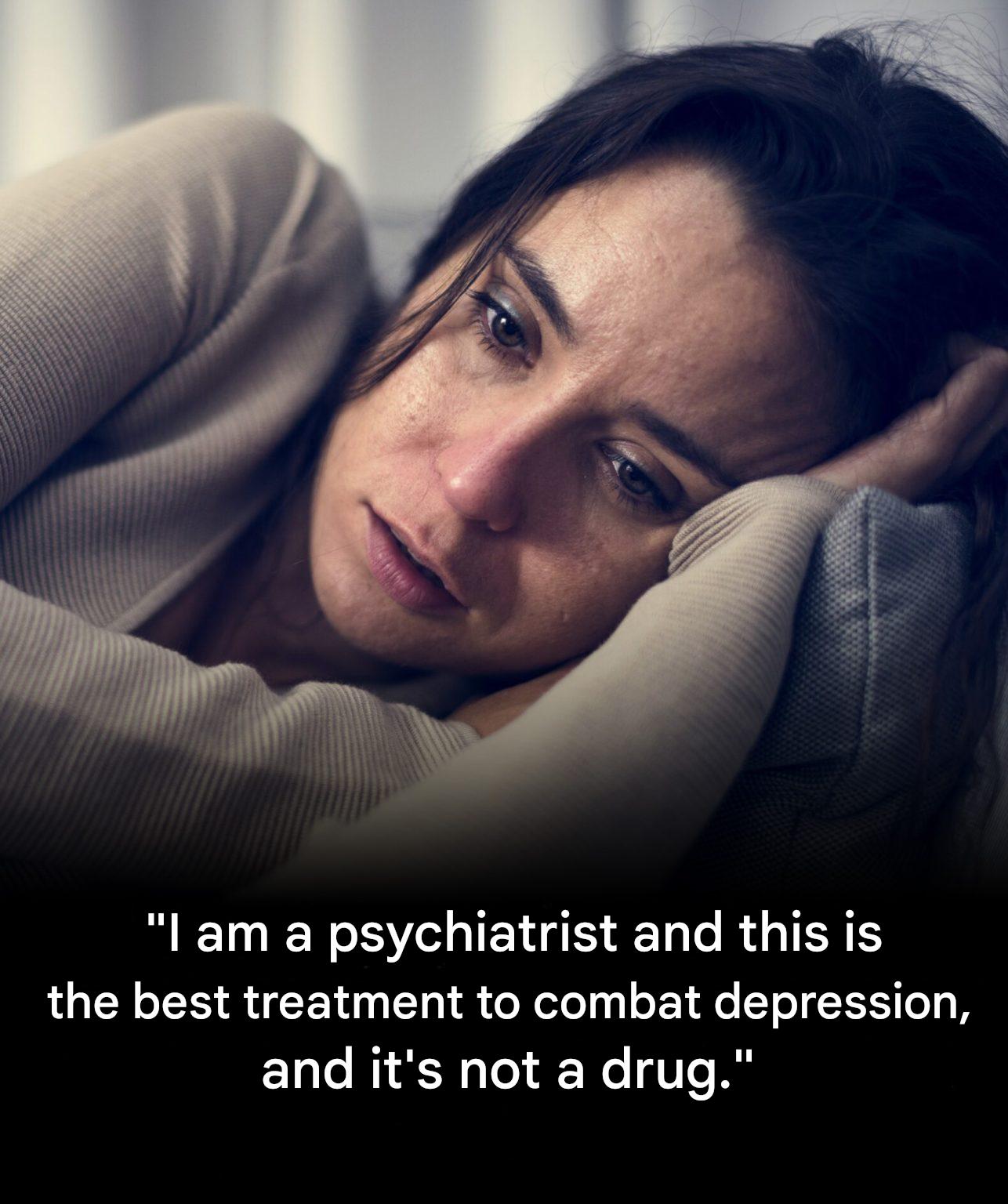 “I’m a psychiatrist: here’s the most effective treatment for depression… »