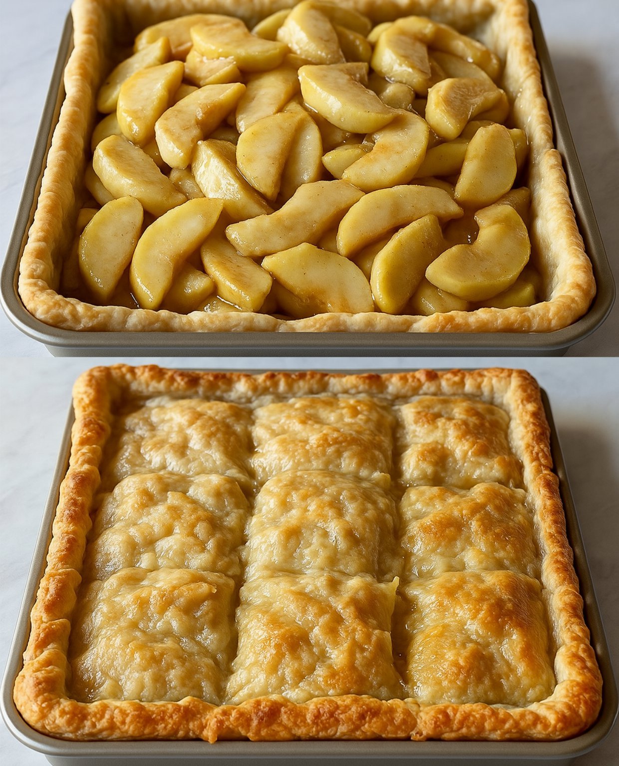 Homemade Apple Slab Pie Recipe