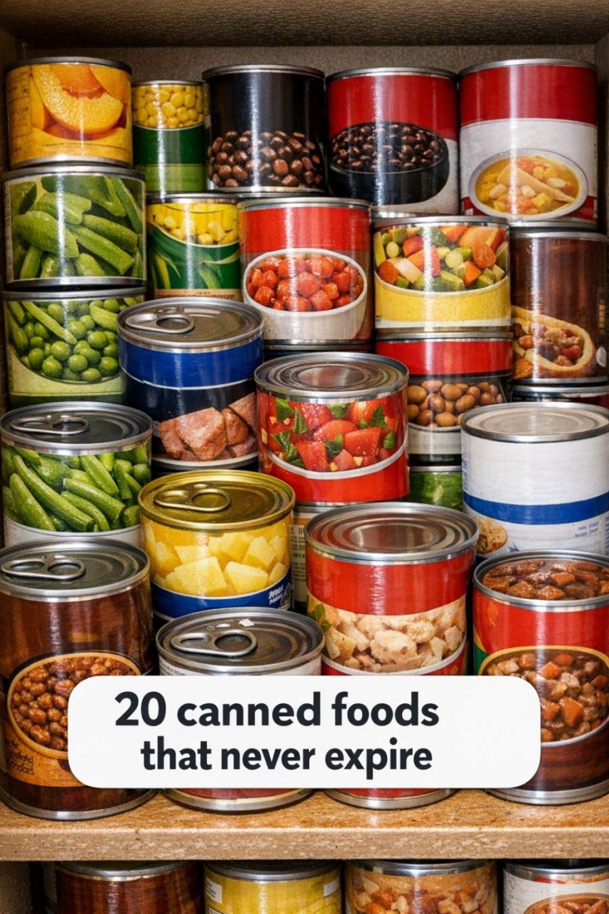 20 canned foods that never expire