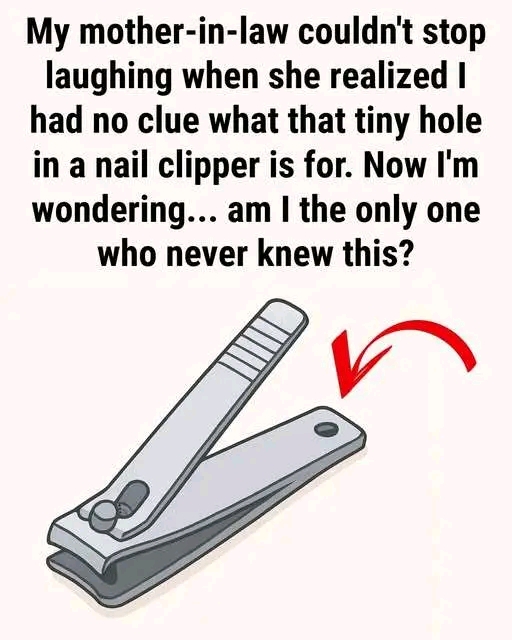 Why Does Your Nail Clipper Have a Little Round Hole?