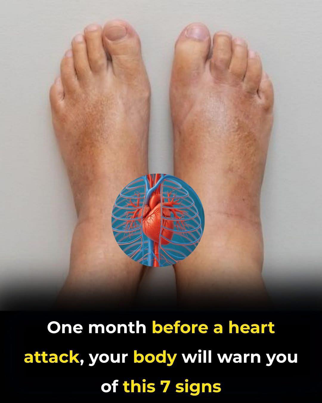 One Month Before A Heart Attack, Your Body Will Warn You Of These 7 Signs