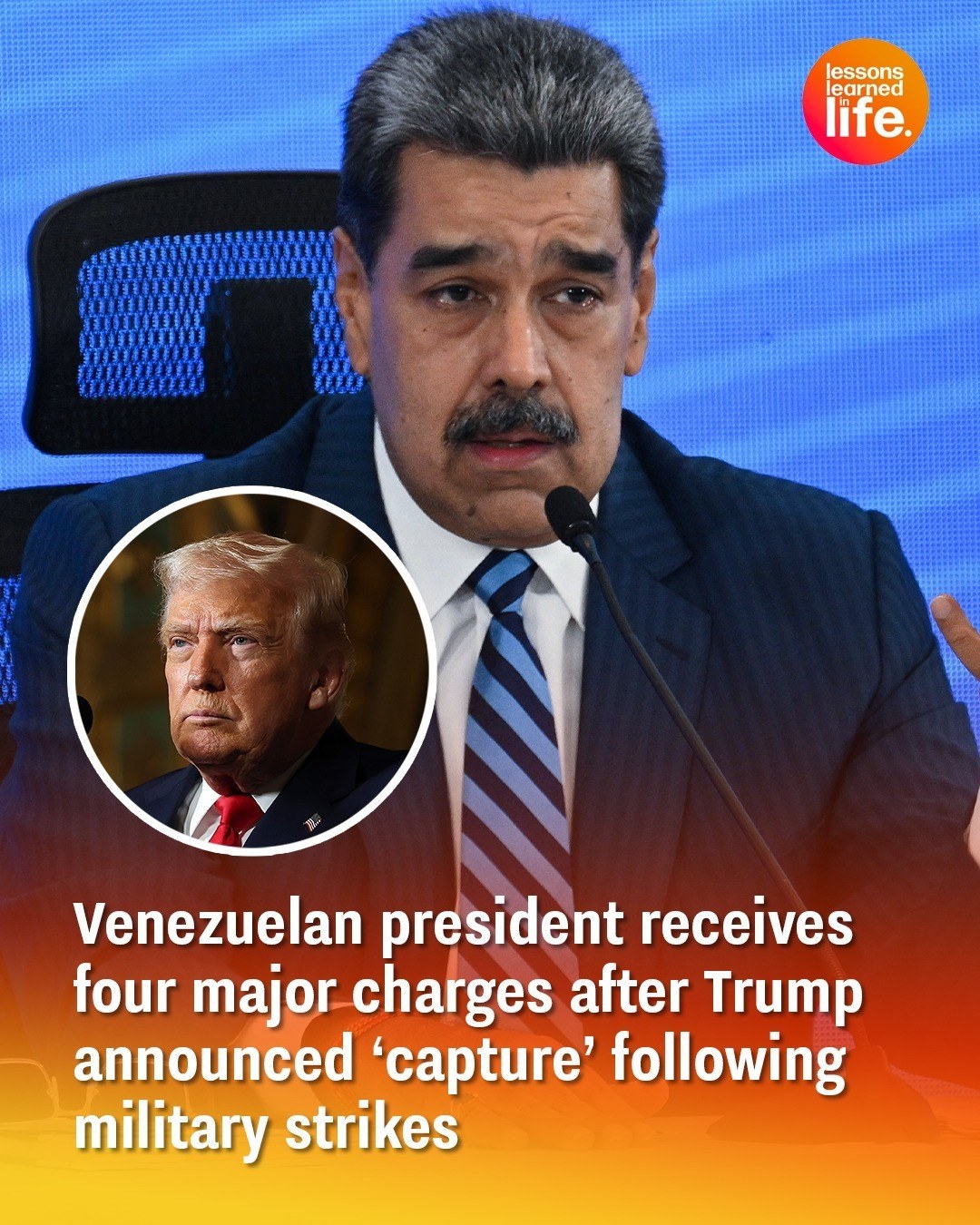 Four Charges Filed Against Venezuelan President After Trump Announces Military Operation