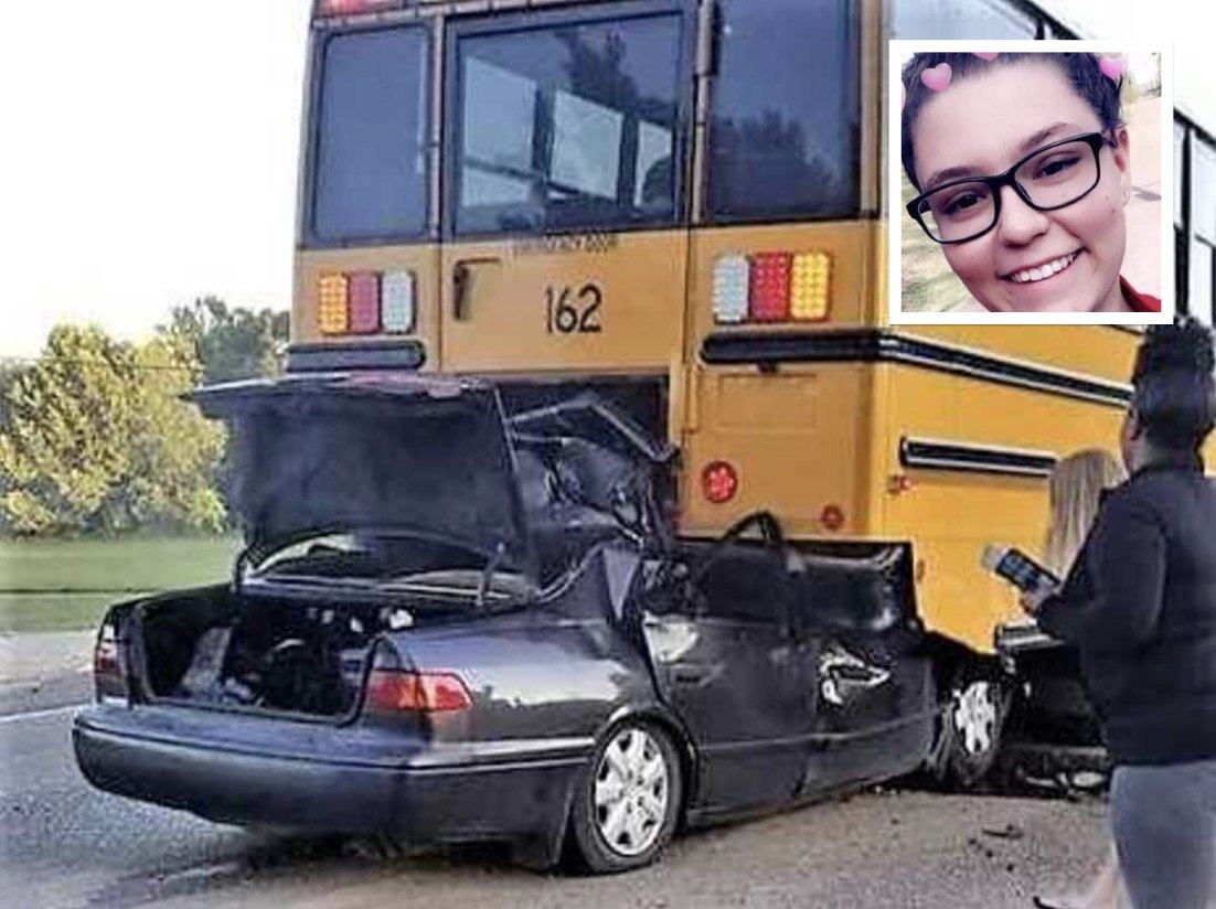 Teen Dies After Slamming Into School Bus, Then Police Find What Was In Her Hand