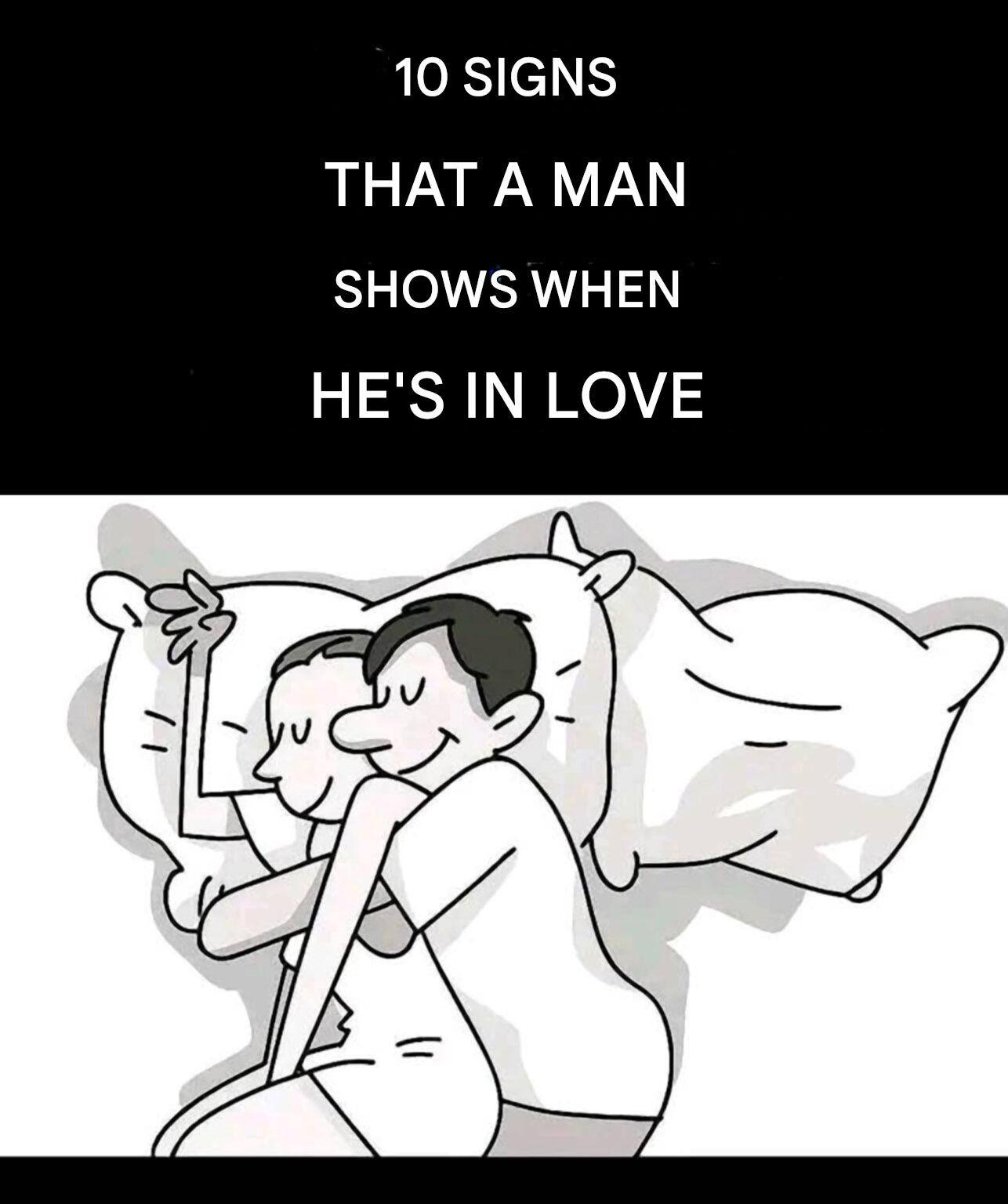 What men do when they feel genuine love for a woman