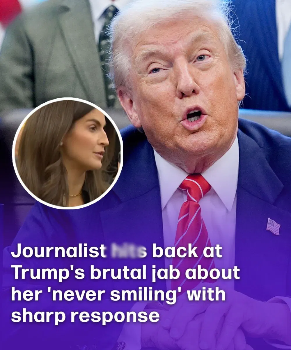 Journalist hi:ts back at Trump after he publicly calls her out for ‘never smiling’