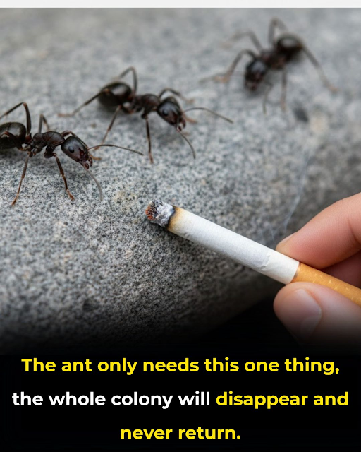 The ant only needs this one thing, the whole colony will disappear and never return.v