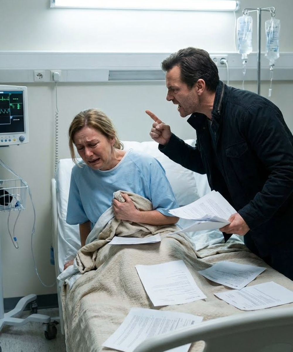 My husband thought I was just a broke housewife. He cheated on me with my employee and even stole from me. But the day he learned I had inherited  million, he handed me divorce papers right in my hospital bed. In court, my lawyer revealed the one secret I’d kept for eight years—and it changed everything.