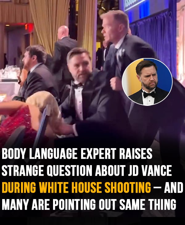 Body language expert raises strange question about JD Vance during White House shooting – and many agree