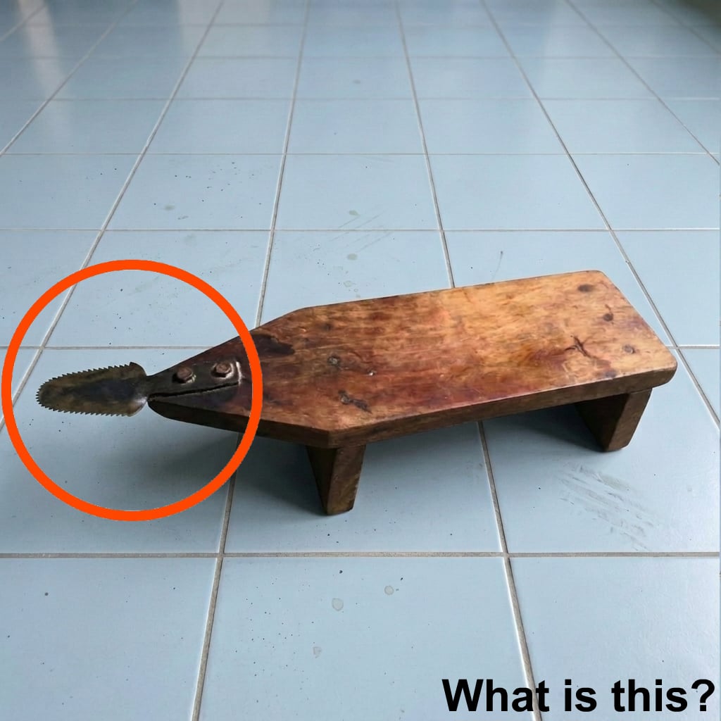 We found this thing in our grandfather’s garage.