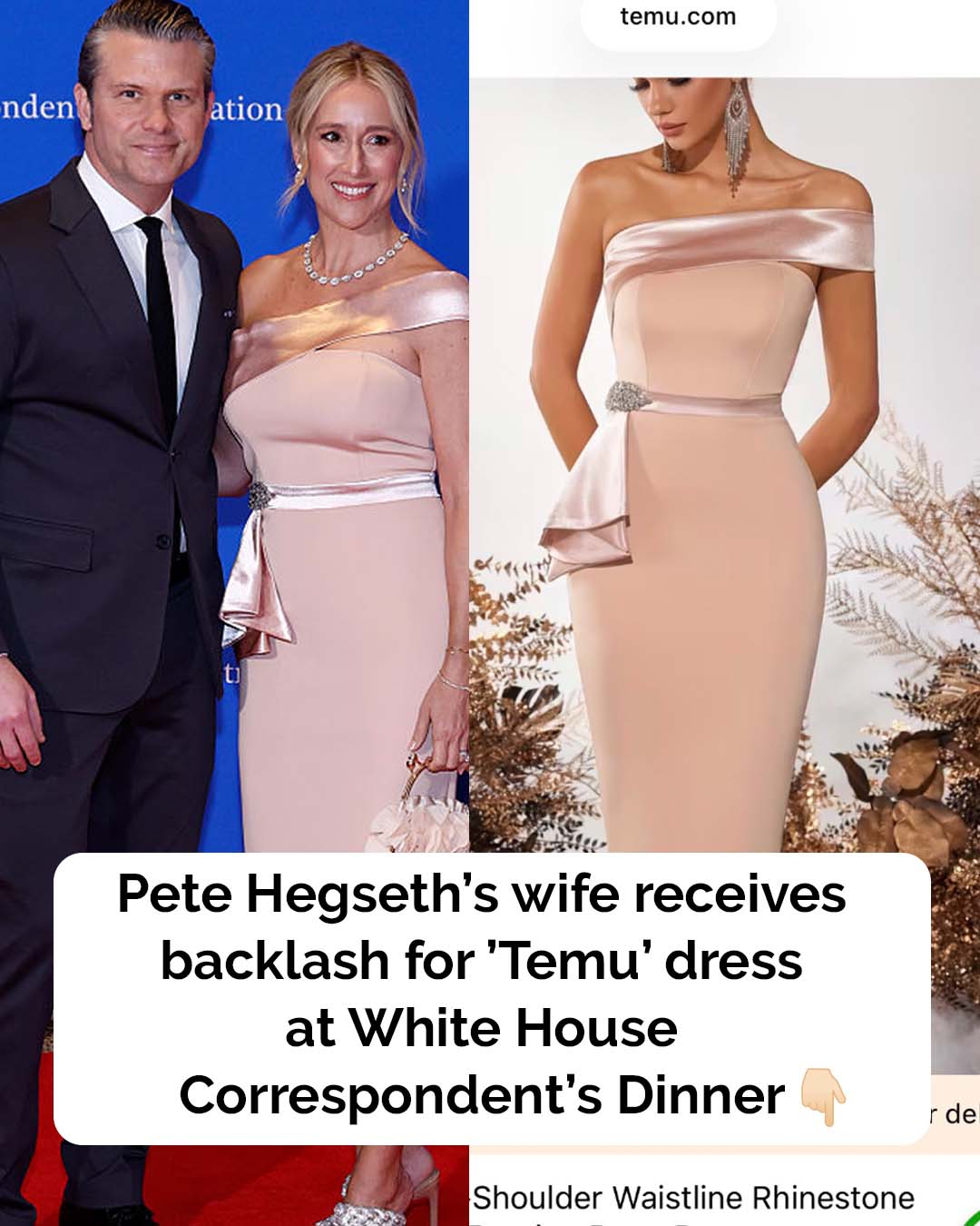 Internet slams Pete Hegseth’s wife for ‘Temu’ outfit