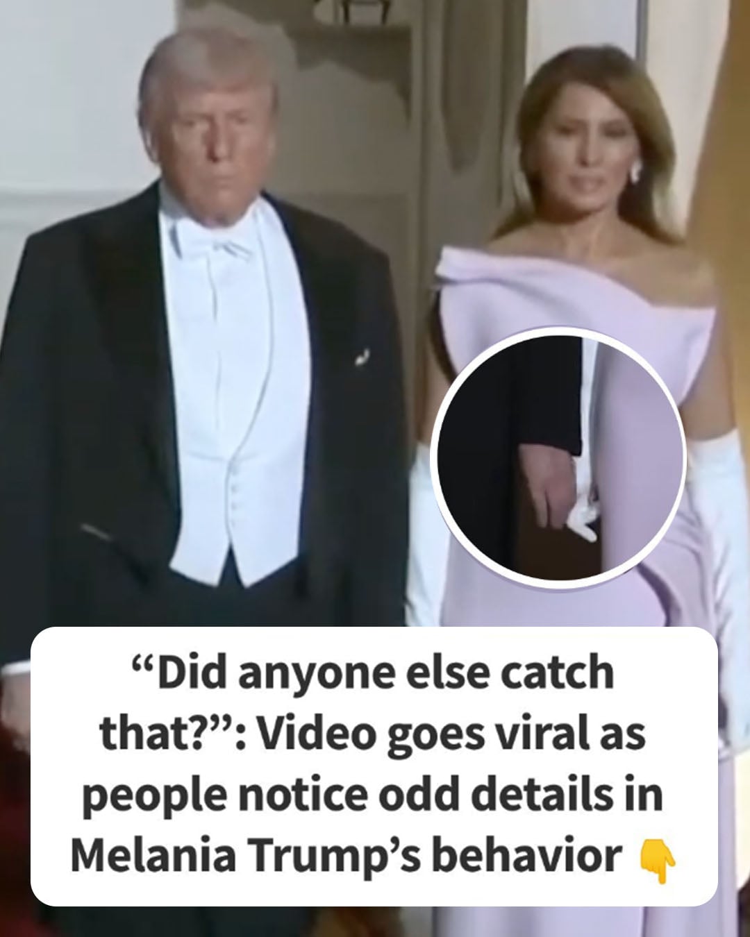 Video of Melania Trump’s ‘odd behavior’ towards Donald at State Dinner goes viral