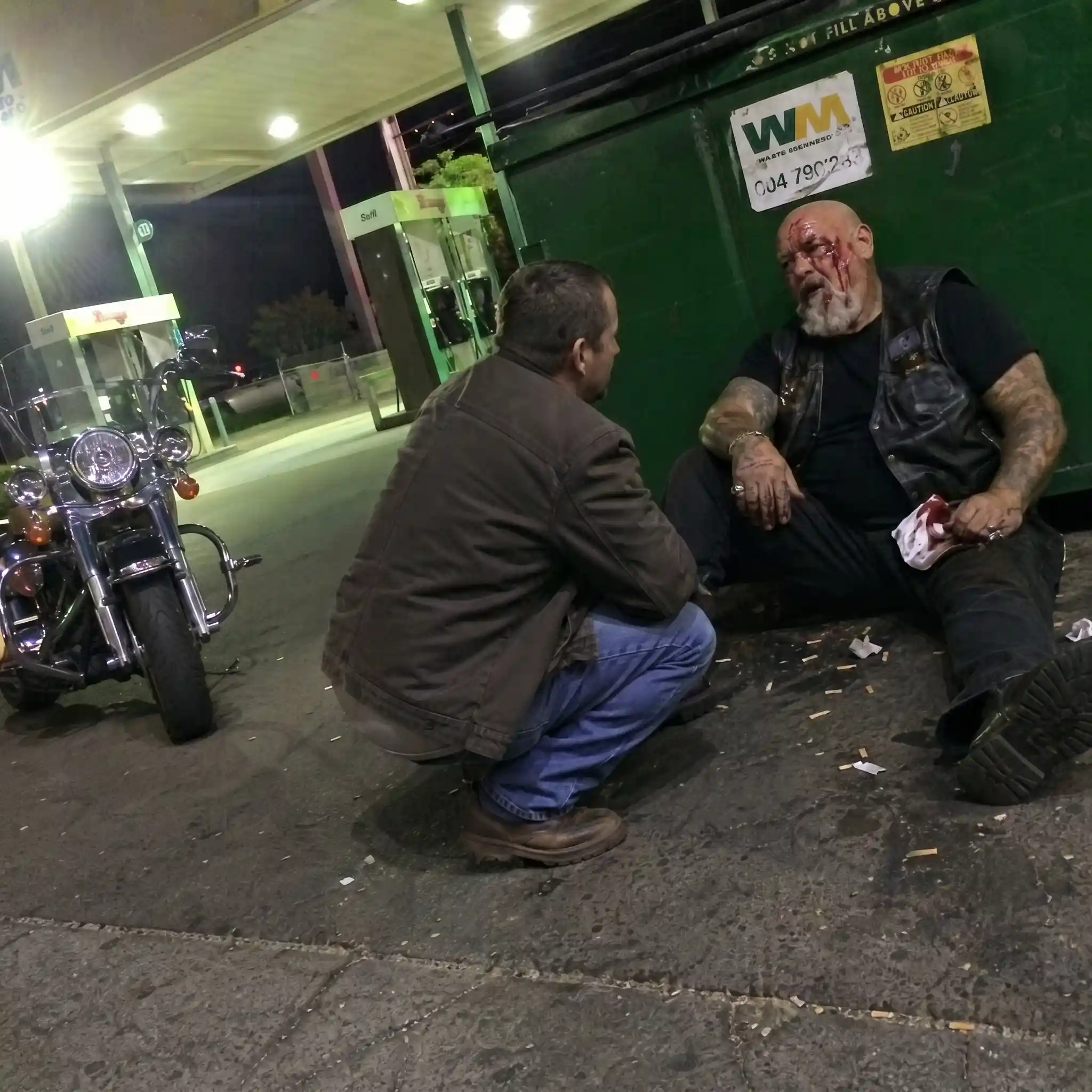 I Asked a Bleeding Biker on the Curb if He Needed Help and He Said Save My Dog