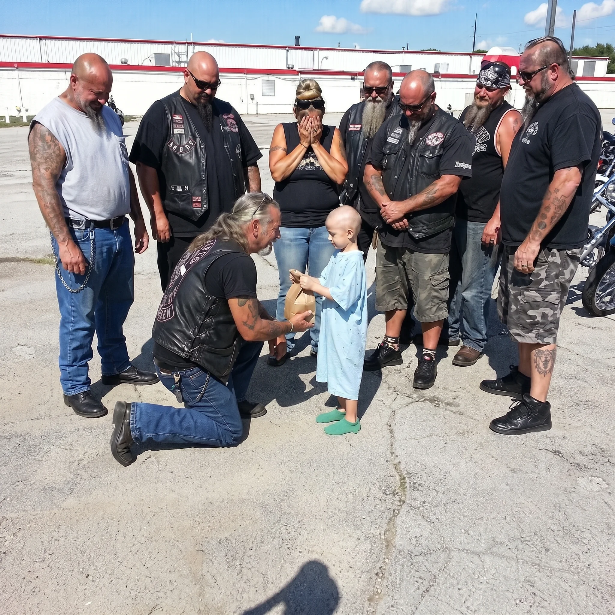 This 5 Year Old Boy Offered Bikers His Lunch Money to Beat Up His Cancer