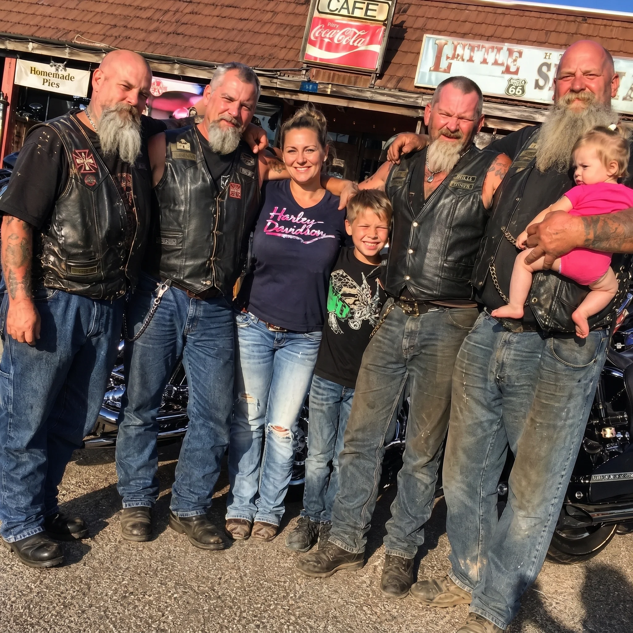 Boy Asked a Biker to Teach Him to Fight So He Could Protect His Baby Sister