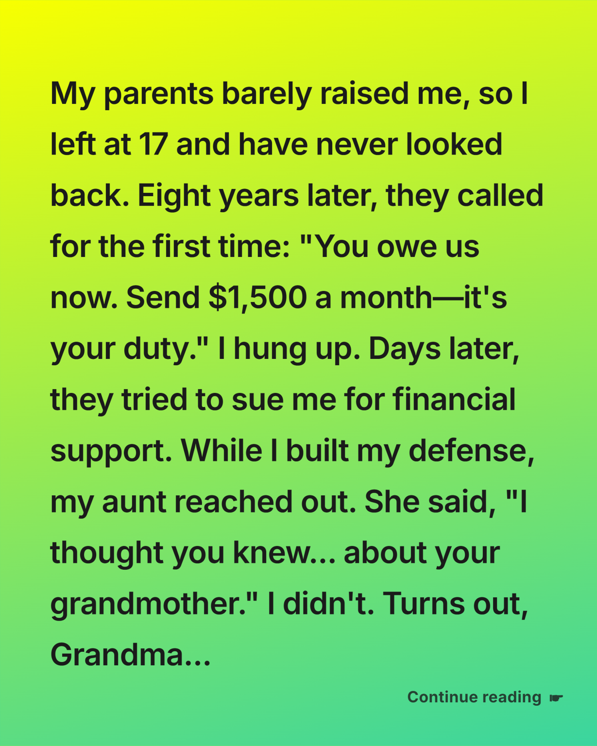 The Debt They Invented, The Love They Buried